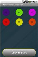 Lottery Numbers Generator ポスター