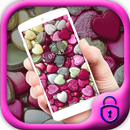 Love theme rainbow heart APK