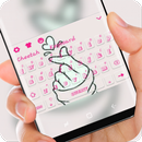 APK Love You pink Keyboard