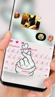 Love Keyboard rosa imagem de tela 2