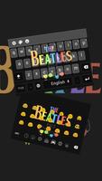 Love Beatles Keyboard Theme پوسٹر