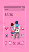 Love Couple Wallpaper Theme captura de pantalla 3