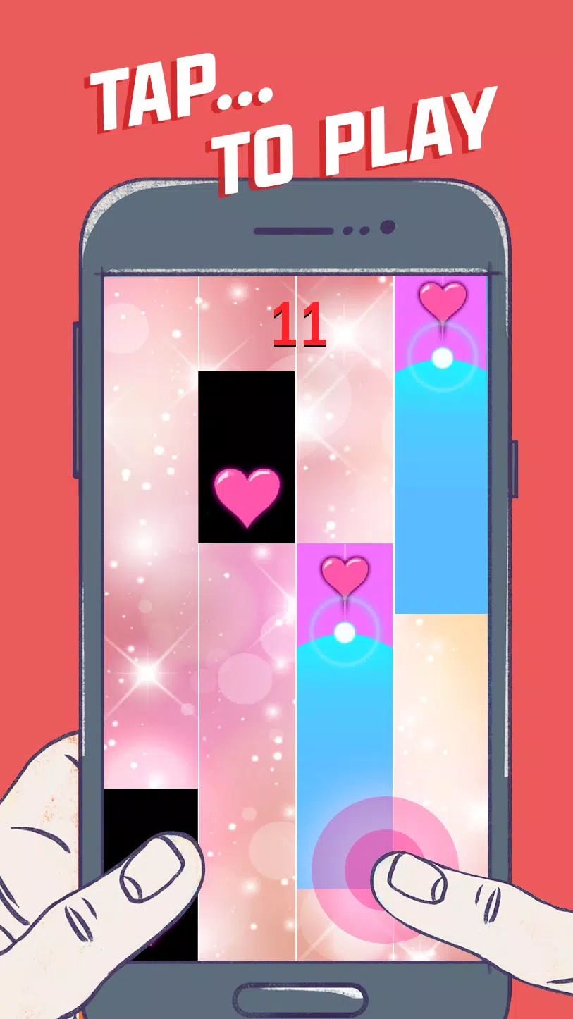 Download do APK de Lovely Heart Piano Tiles para Android