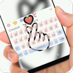 love finger heart Keyboard theme