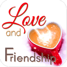 Liefde en vriendschap-icoon