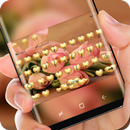 Love golden pink rose Keyboard APK