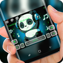 APK Love Music Panda Keyboard Theme