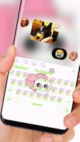 love pink heart kitty Theme screenshot 2