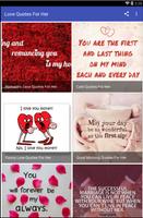 LOVE QUOTES FOR HER Affiche