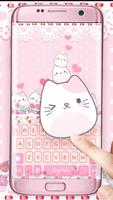 Lovely Cute Kitty Keyboard โปสเตอร์