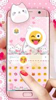 Lovely Cute Kitty Keyboard ภาพหน้าจอ 1