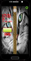پوستر Lovely Cat LockScreen Zipper