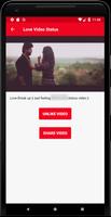 Statut de la vidéo romantique - Vidéos d'amour capture d'écran 3