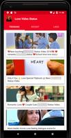 Statut de la vidéo romantique - Vidéos d'amour capture d'écran 2