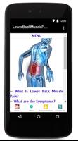 Lower Back Muscle Pain capture d'écran 1