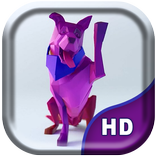 Low Poly Dog Live Wallpaper