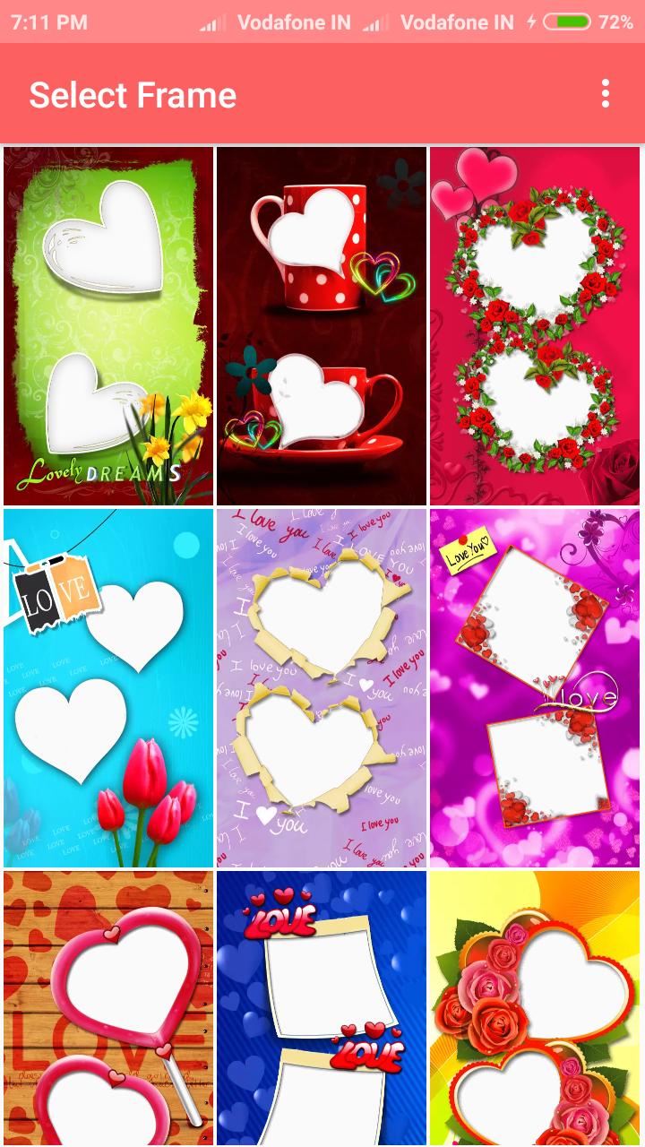 Love Heart Dual Photo Frame For Android Apk Download