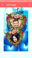 Love Heart Dual Photo Frame скриншот 2