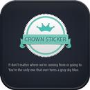 Crown Sticker go locker theme APK
