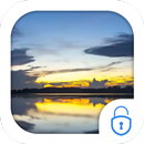 Blue Lake Locker Live Theme APK