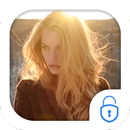 Blonde CM Locker Live Theme APK