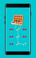 Bow Tie Lock Theme waffles PIN Lock Screen ảnh chụp màn hình 1