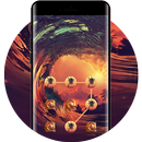 Landscape APP Lock Theme Wave Pin Lock Screen APK