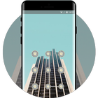 Lock theme for asuszenfone5 building wallpaper icon