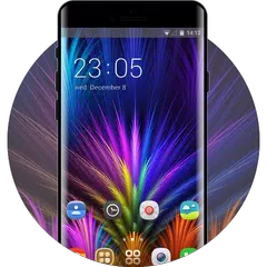 Theme for xiaomi6x abstract fur colors wallpaper APK 下載