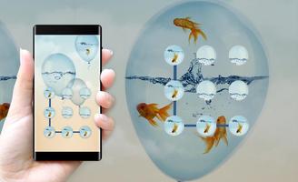 Goldfish APP Lock Theme Balloon Pin Lock Screen capture d'écran 3