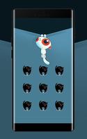 Cat APP Lock Theme Cartoon Pin Lock Screen capture d'écran 2