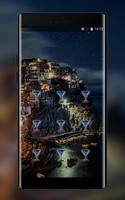 Lock theme for coastal city oppo f5 wallpaper ảnh chụp màn hình 1