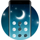 APK Moon APP Lock Theme Crescent Pin Lock Screen