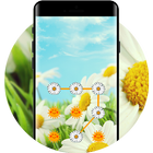 Daisy APP Lock Theme Flower Pin Lock Screen आइकन