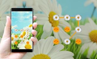 Daisy APP Lock Theme Flower Pin Lock Screen स्क्रीनशॉट 3