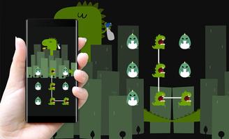 Dinosaur APP Lock Theme Pets Pin Lock Screen ảnh chụp màn hình 3