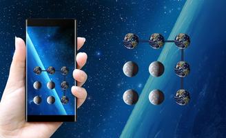 Earthview App Theme Space Pin Lock Screen syot layar 3