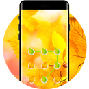 Autumn APP Lock Theme Fall Leaf Pin Lock Screen-APK