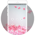 Lock theme for pink letter wallpaper