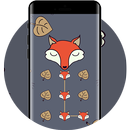 APK Fox APP Lock Theme Leaf Pin Lock Screen