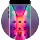 Lock theme for gradient neon light wallpaper APK