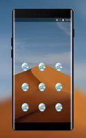 Lock theme for warm sandsea nokia6 wallpaper capture d'écran 1