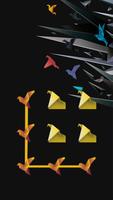 Crane APP Lock Theme Abstract Pin Lock Screen imagem de tela 1