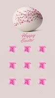 Peach APP Lock Theme Easter Egg Pin Lock Screen poster