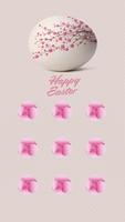 Peach APP Lock Theme Easter Egg Pin Lock Screen plakat