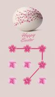 Peach APP Lock Theme Easter Egg Pin Lock Screen ภาพหน้าจอ 1