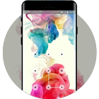 Lock theme for oppo a37 rainbow color wallpaper иконка