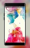 پوستر Lock theme for oppo a37 rainbow color wallpaper