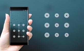 Lock theme for lenovo k6 power blue wet window скриншот 2