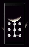 Space APP Lock Theme Moon Pin Lock Screen capture d'écran 1